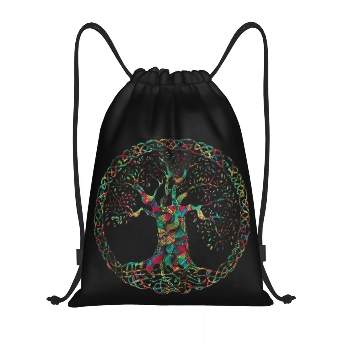 

Awesome Tree Of Life 5 Drawstring Bags Gym Bag Novelty Backpack Funny Novelty Drawstring Backpack Durable Korean style