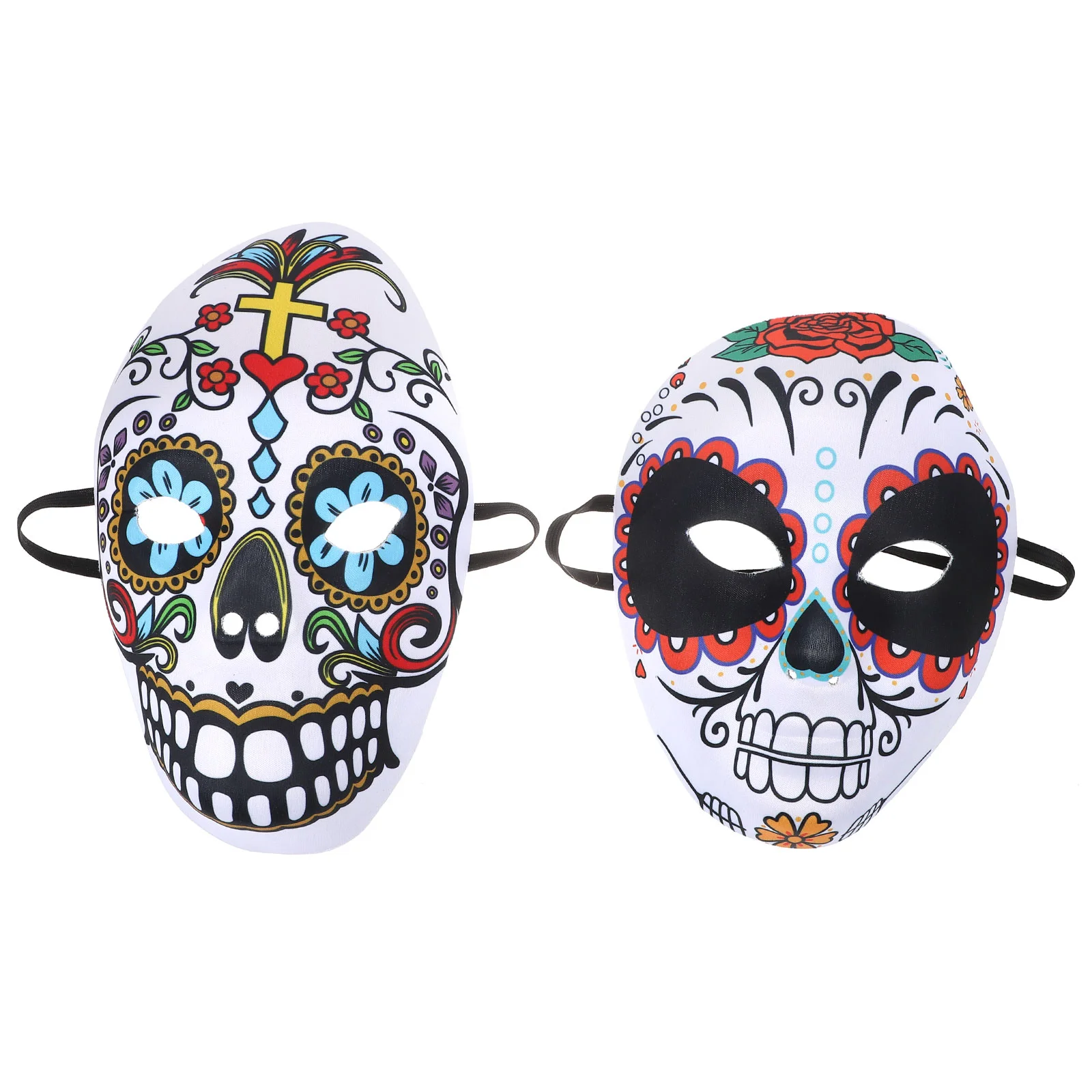 

Мексиканские маскарадные маски, маскарадный костюм черепа EVA, маски на все лицо, мексиканские дневные мертвецы, искусственные маски