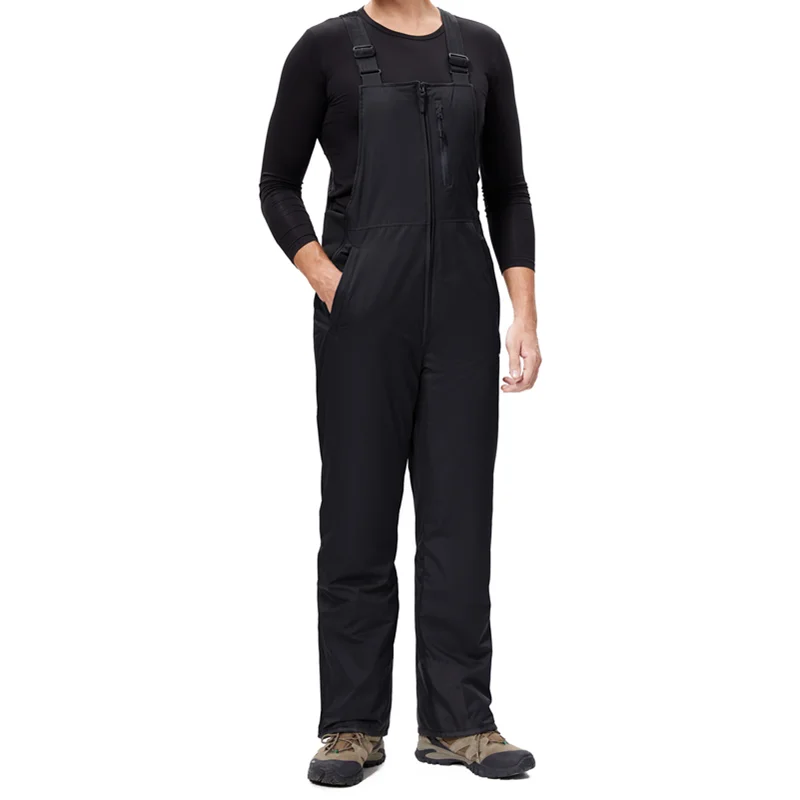 

BenBoy Mens Snow Bibs Ski Pants Softshell Waterproof Insulated Ripstop Snowboarding Overalls Winter
