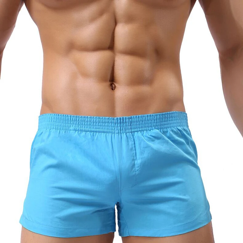 Underpants Men Underwear Cotton Boxers Colorful Loose Shorts Men's Panties Big Shorts Boxers