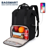 bagsmart family outdoor travel picnic backpack fresh food backpack insulated cool bag for meal backpacks refrigerator portable