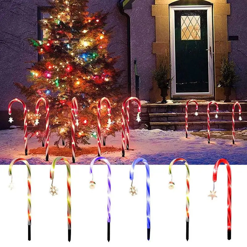 

Светильник на солнечной энергии, Рождественский светильник в виде тростника, уличный светодиодный садовый светильник с заземляющей пробко...