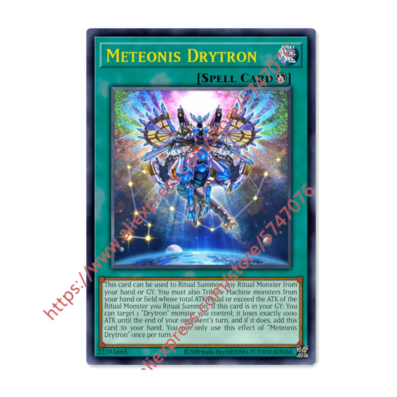 

Yu Gi Oh Meteonis Drytron SR Japanese English DIY Toys Hobbies Hobby Collectibles Game Collection Anime Cards