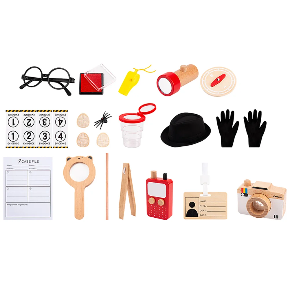

Detective Cosplay Kid Indoor Toy Kids Gift Toddler Toys Pretend Beech Hat Baby Tool Kit