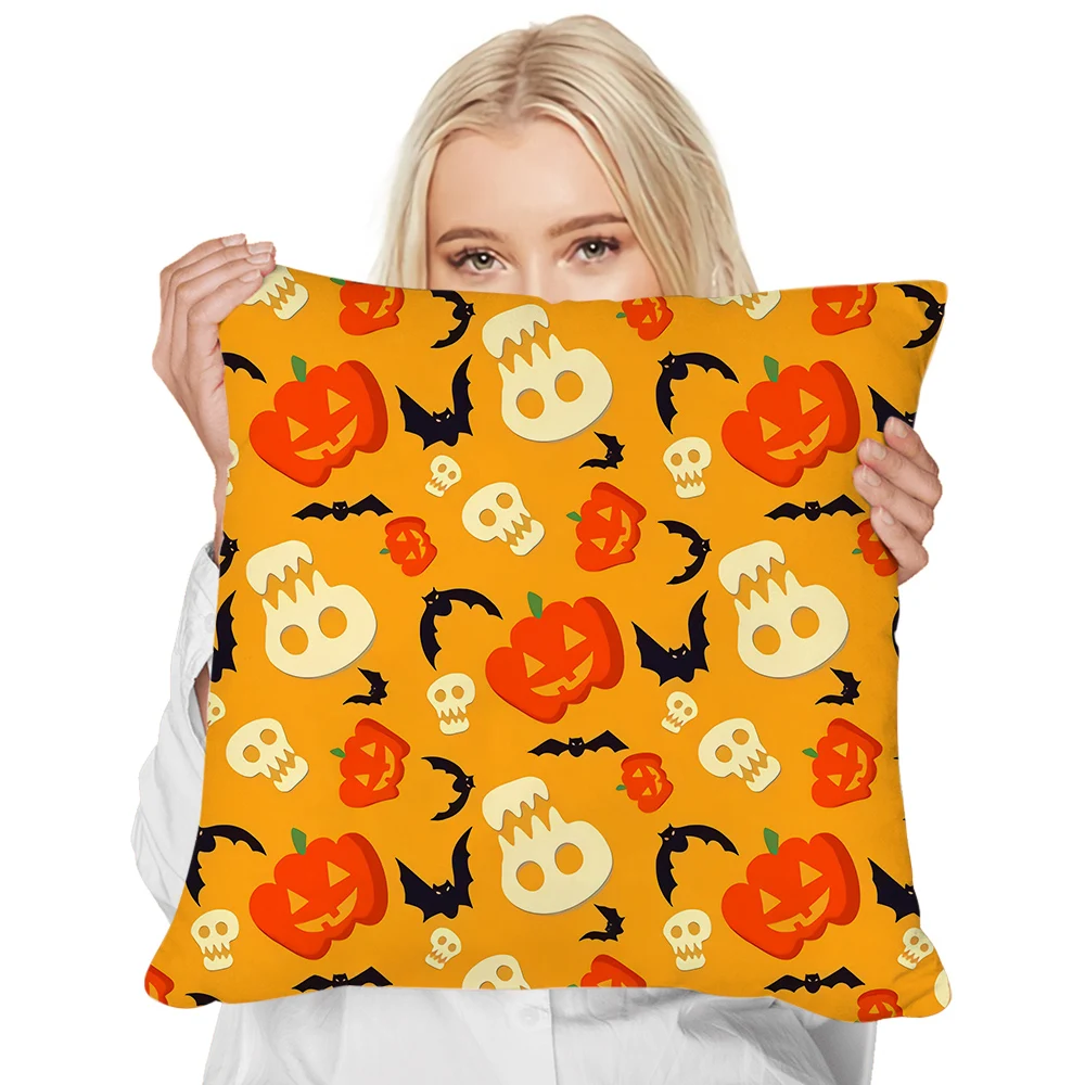 

CLOOCL Halloween Pillowcases Bat Pumpkin Skull 3D Printed Throw Pillows Cover Cushion Pillow Cover Festival Gifts Dropshipping