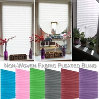 self adhesive pleated blinds %d1%88%d1%82%d0%be%d1%80%d1%8b folding non woven curtains for kitchen balcony shades home blackout blinds for windows decor