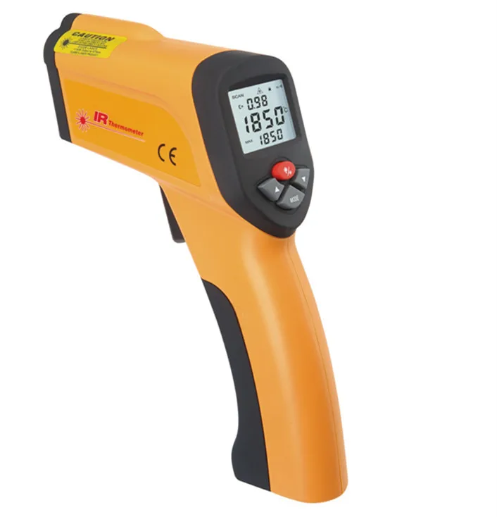 

HTI 1.5mm Accuracy -50 ~2200 Celsius Degree Range High Temperature Non Contact Infrared Thermometer Industrial