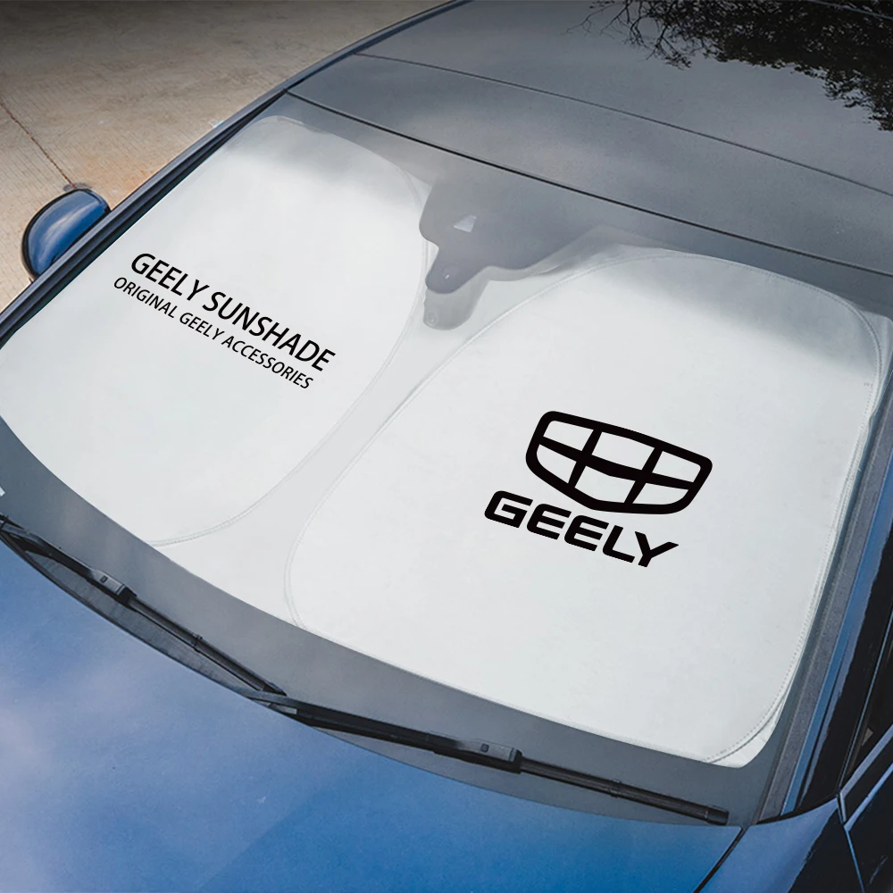 

Для телефона Geely Atlas Pro Gx3 Pro Tugella Геометрия C Coolray Emgrand интерьер автомобиля солнцезащитные очки чехол на лобовое стекло Солнцезащитный козырек солнцезащитный козырек