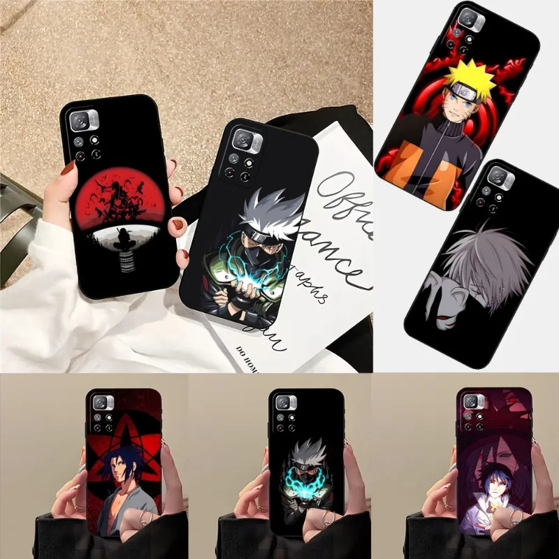 K-Kakashis H-hatграйз N-Narutos чехол для телефона 2023 Hot For Redmi Note 11 11S 10 10S 9S 8T 7 8 8A 9 9A 9C 9T 10 10X, черный чехол