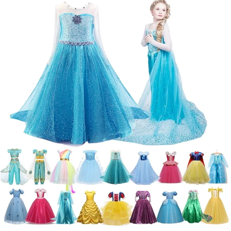

Fantasy Masquerade Role-playing Dress For Girl Princess Dress Halloween Cosplay Party Gown Prom Dress XMAS