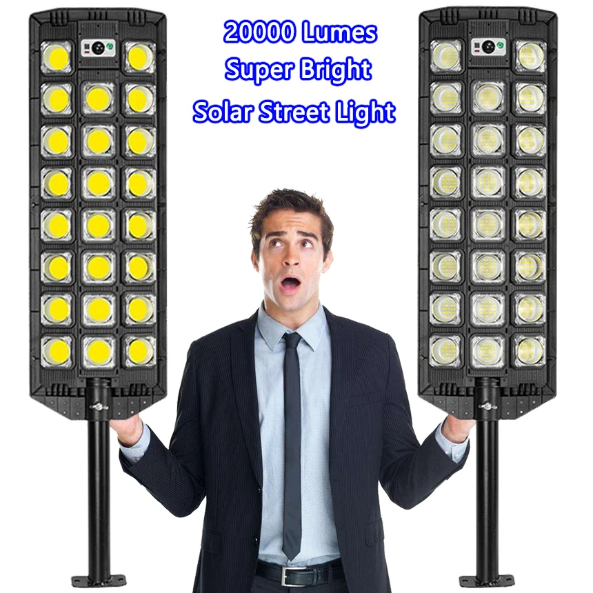 Уличные мощные солнечные фонари с датчиком движения
