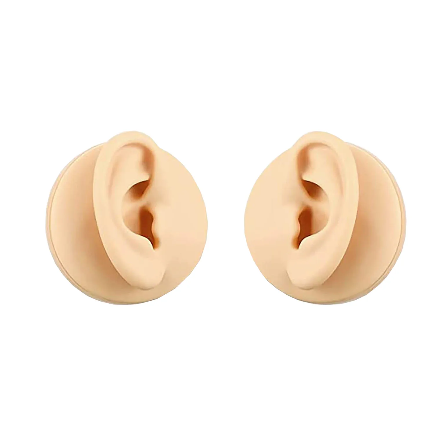 

Soft Silicone Ear Model for Hearing aid 1:1 Human Ear Ear Model Simulation Display Props Teaching Tools Jewelry Display Earrings