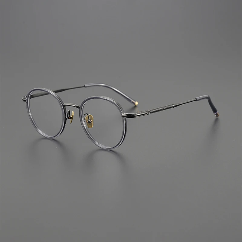 Оправа для очков Мужская с круглой оправой литературные оптические Рецептурные