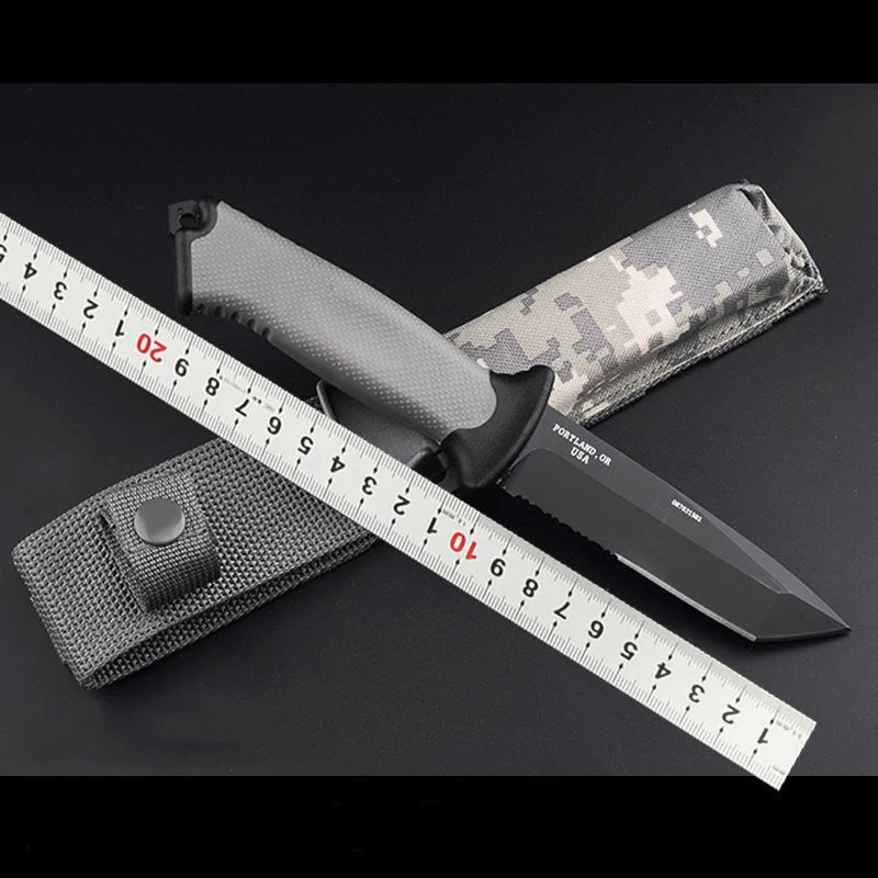 

Physical Peripheral Polar Bear Bell Outdoor Self-Defense Portable High Hardness Outdoor Survival Small Straight Knife