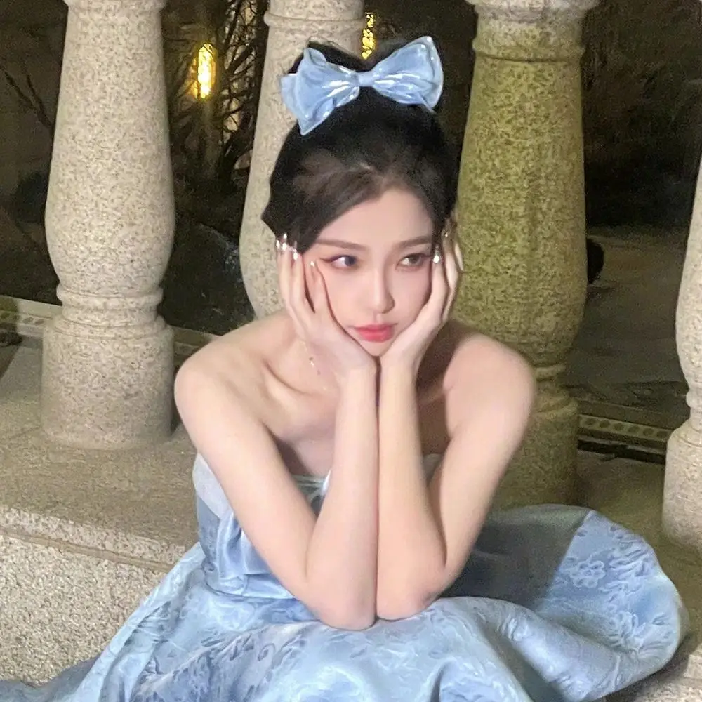 

Hair Top Clamp For Girls Princess Hair Clips Chiffon Ponytail Holder Women Hair Clips Korean Hairgrip Bow Spring Clips