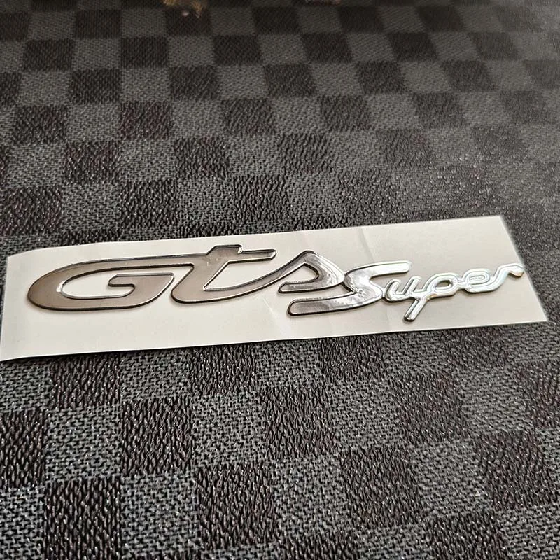 Фото Серебряная наклейка с эмблемой, 3D наклейка для Vespa GTV GTS Super 250 300 Sprint 150 Primavera 150, украшение, аксессуары для мотоциклов №2