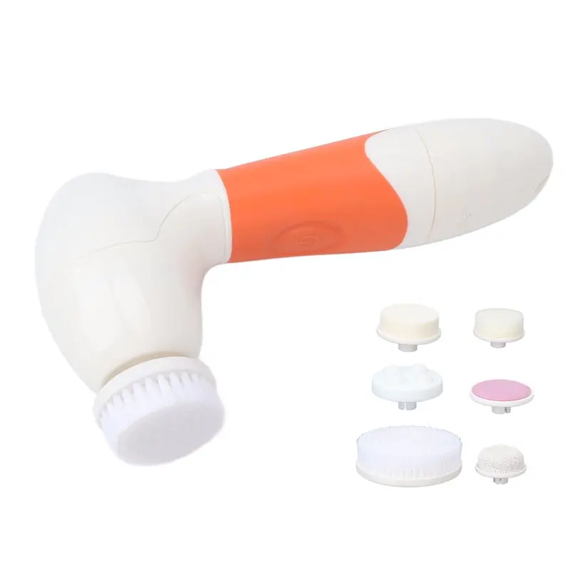 

Электрическая компактная щетка для чистки лица с 7 чистящими головками для глубокого очищения лица