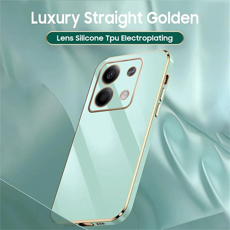 Чехол для POCO X6 Xiaomi Redmi Note 13ProPlus 13C 12 12S 12C X5 X3 Pro M6 M5S роскошный противоударный чехол с