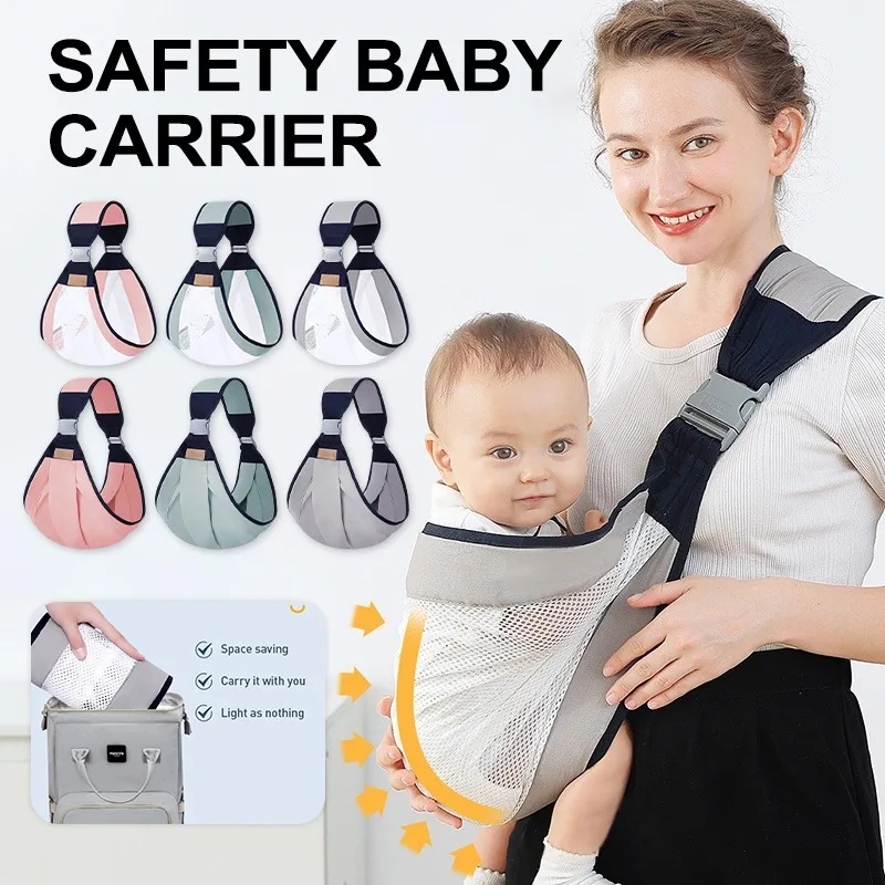 

Baby Wrap Newborn Cotton Wrap Sling Baby Carries Newborn Safety Ring Kerchief Baby Carrier Comfortable Infant Kangaroo Bag