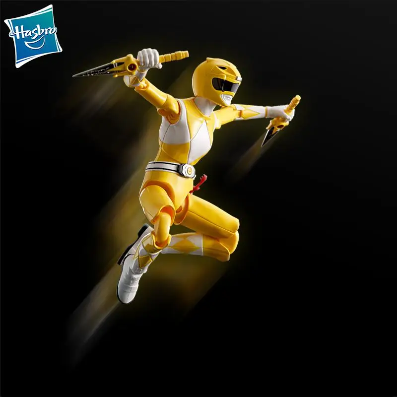 

In Stock Hasbro & Flame Toys Power Rangers Mighty Morhpin Yellow Ranger 5.12 Inch (13Cm) Collectible Action Figure Model Kit
