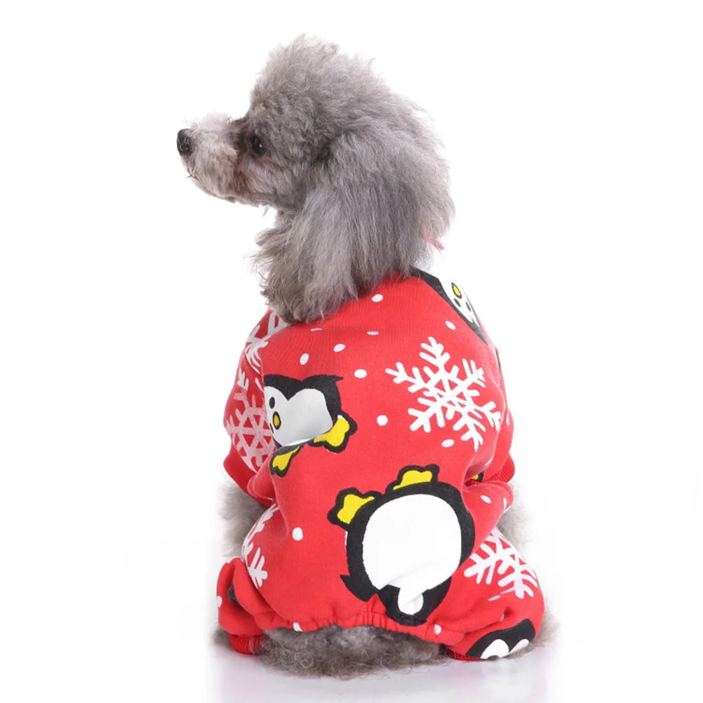 

Christmas Dog Pajamas Clothes Pet Costumes Party Costume Catjacket Kitten Accessories Puppy Apparel Cloth Shirt Large Dogsonesie
