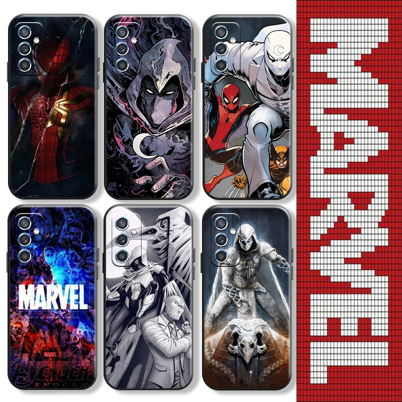 

Marvel Logo Black White Comics For Xiaomi Mi 11 Lite Phone Case Coque Silicone Cover Back Soft Funda