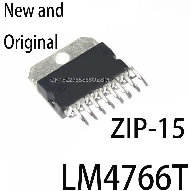 2 шт. Новый и оригинальный звуковой усилитель мощности ZIP15 LM4766 ZIP 40 Вт с бесшумным новым и оригинальным LM4766T