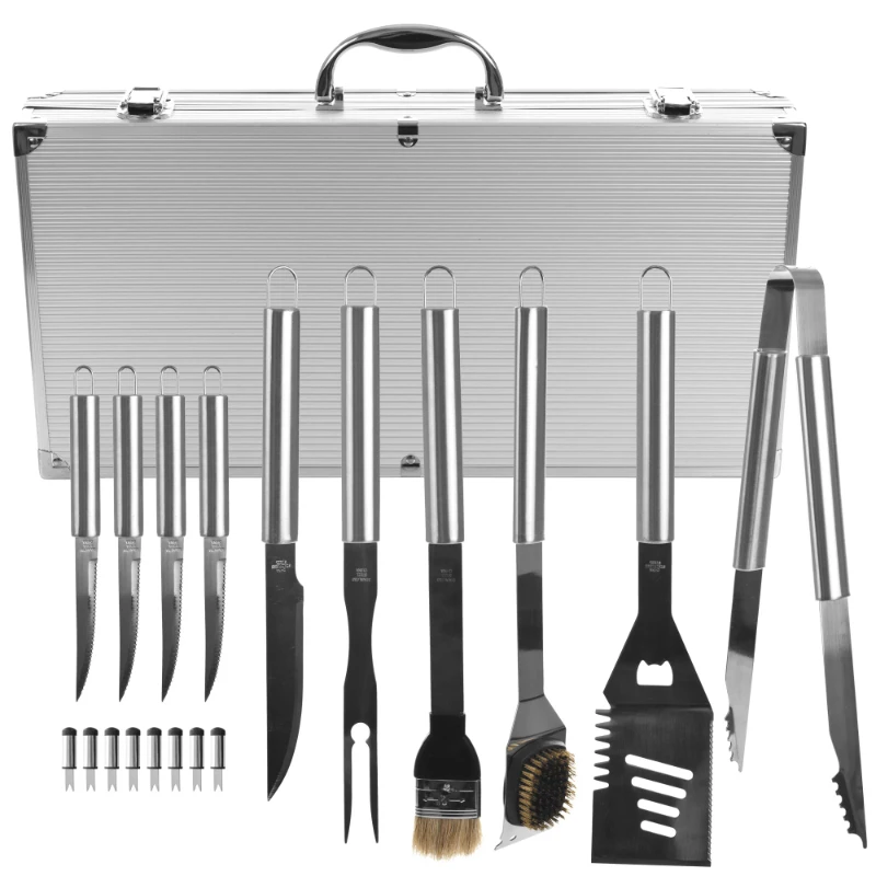 

19 Piece BBQ Set with Case