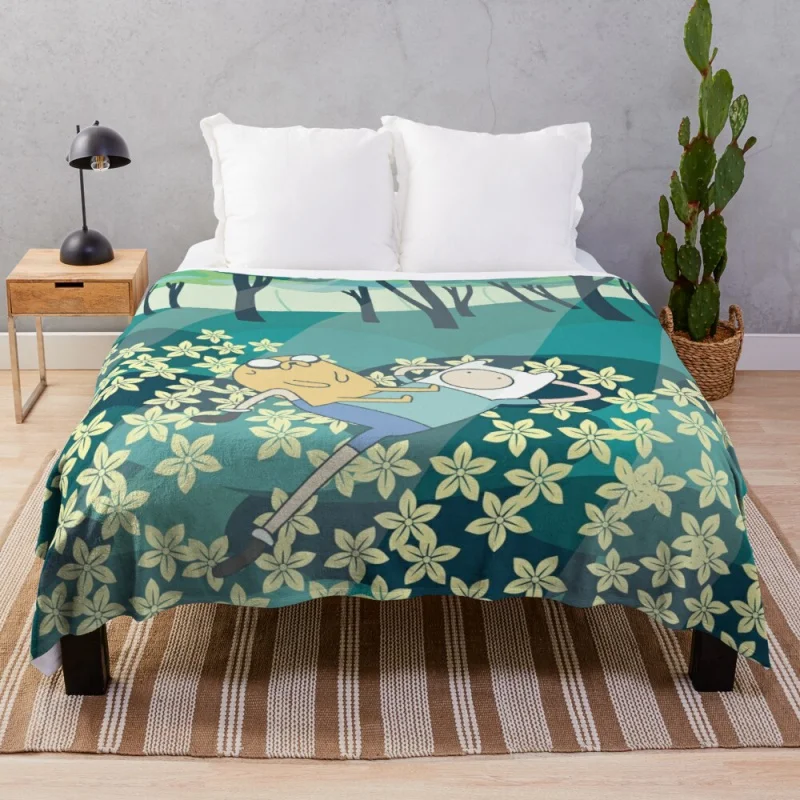 

Field of Flowers (Adventure Time) Throw Blanket Brand Blanket