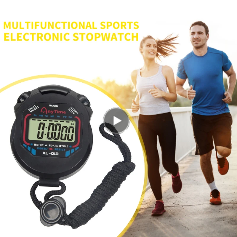

Portable Digital Stopwatch Sports Timer Home Kitchen Cooking Timing Count Up Manual Electronic Countdown Study Sleep Stopwatch