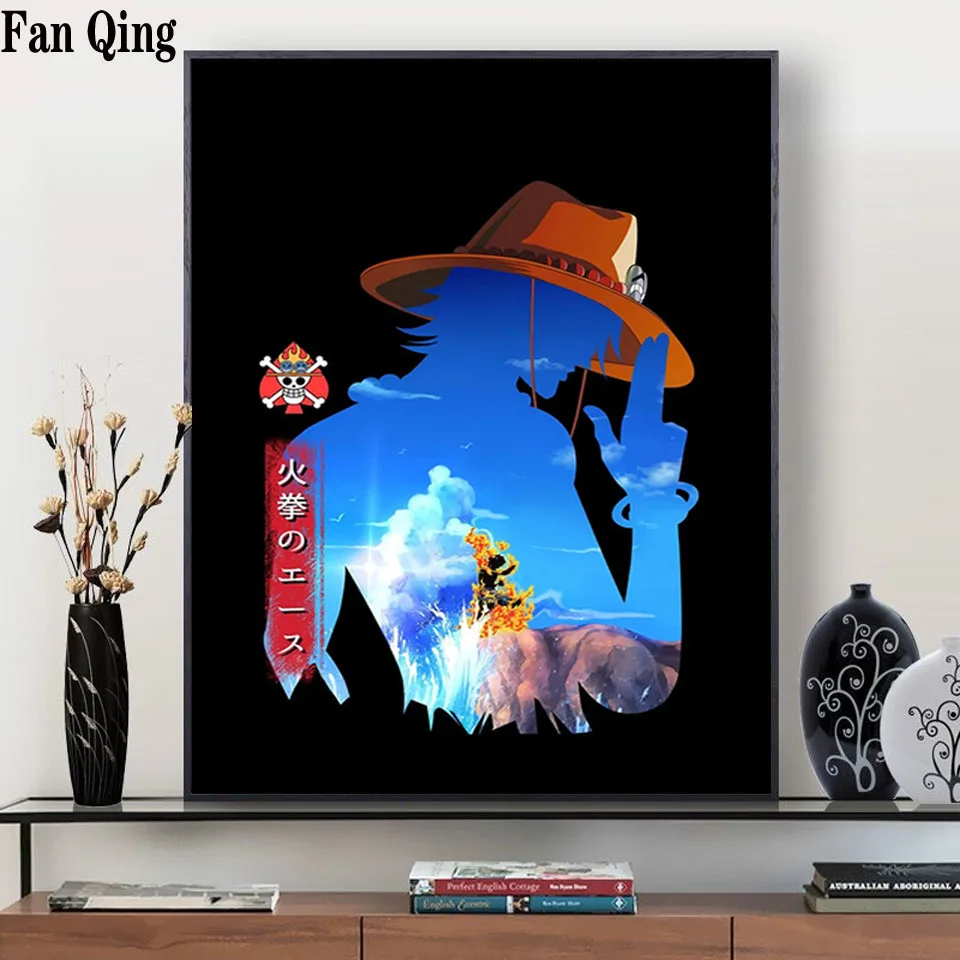 Японское аниме Бриллиантовая живопись дневного света 5d Вышивка семейный Декор