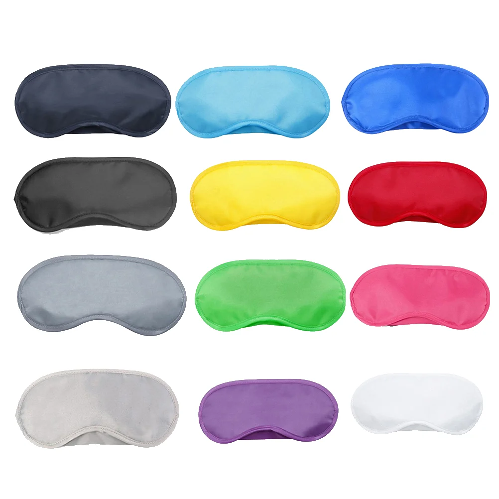 

25pcs Multicolor Eye Cover Eye Lightweight Blindfold Sleeping with Nose Pad and Elastic Straps for Men Kids, 12 Colors
