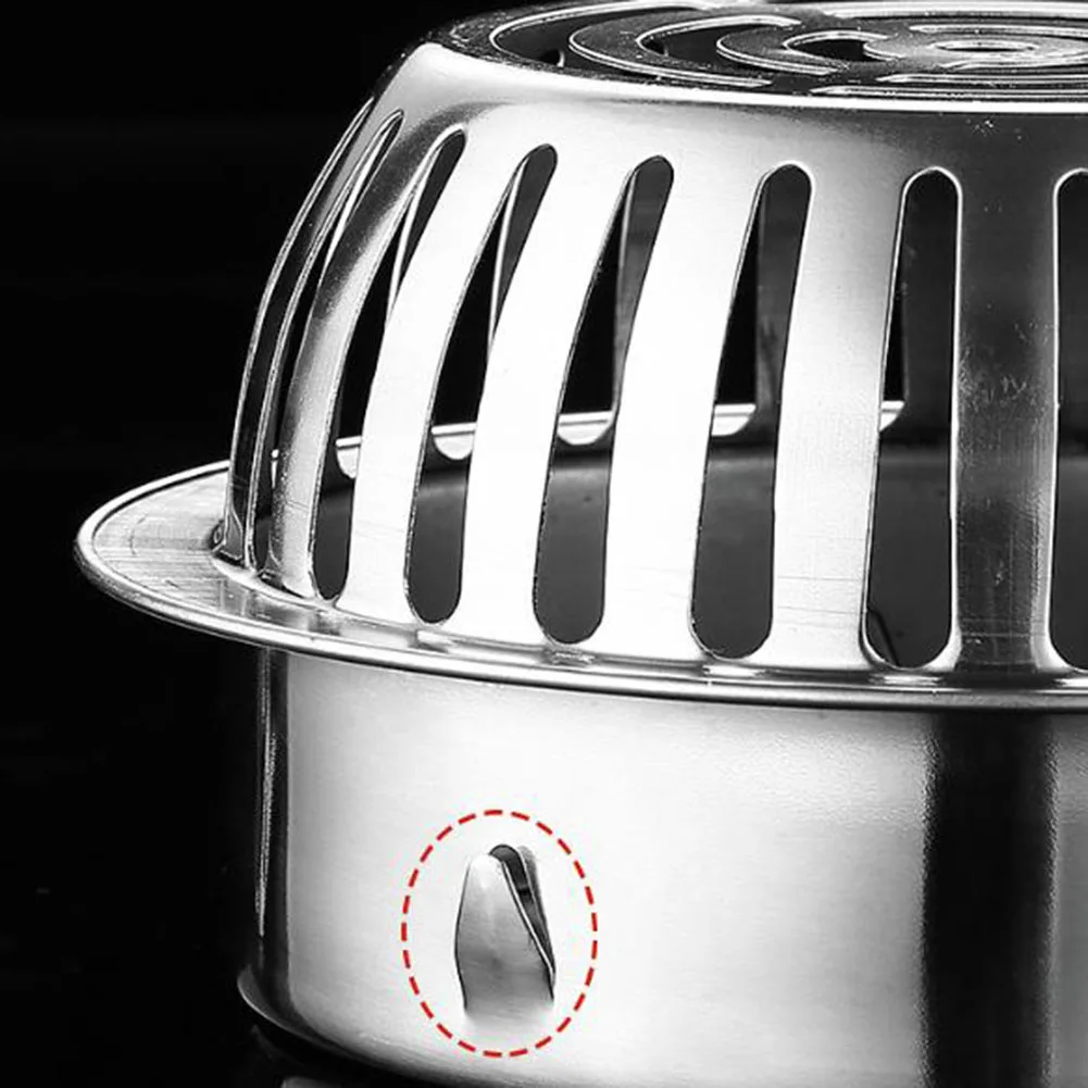 

Balcony Roof Floor Drain Stainless Steel Round Large Displacement Anti-Clog Filter Screen Cover Outdoor Floor Drain Gutter Sewer