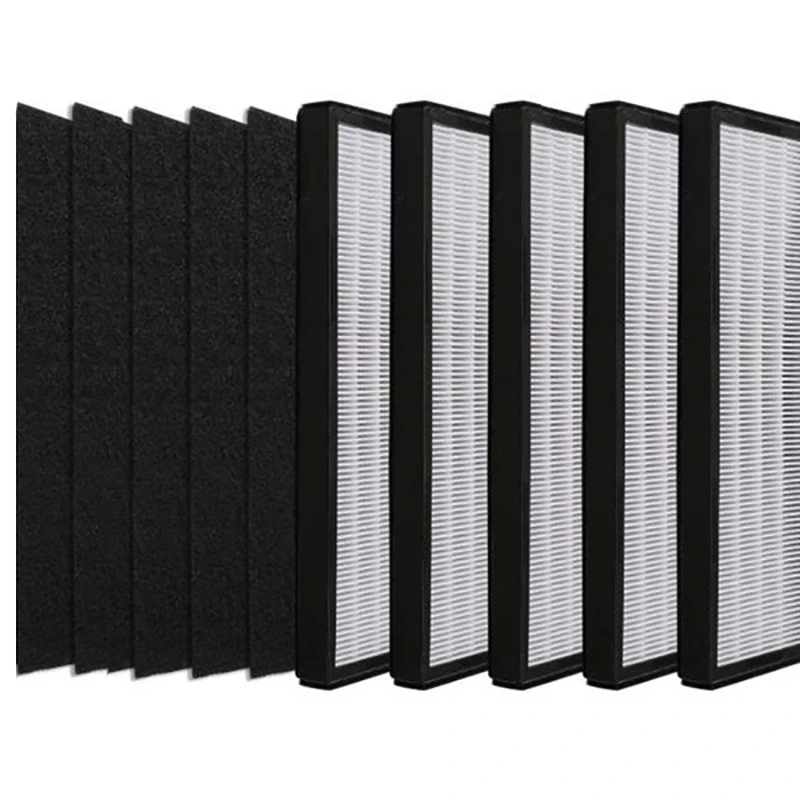 

5 Pack FLT4825 FLT4800 Filter B Compatible For Germ Guardian AC4800 4300 Series Air Purifier, With 5 Carbon Filters