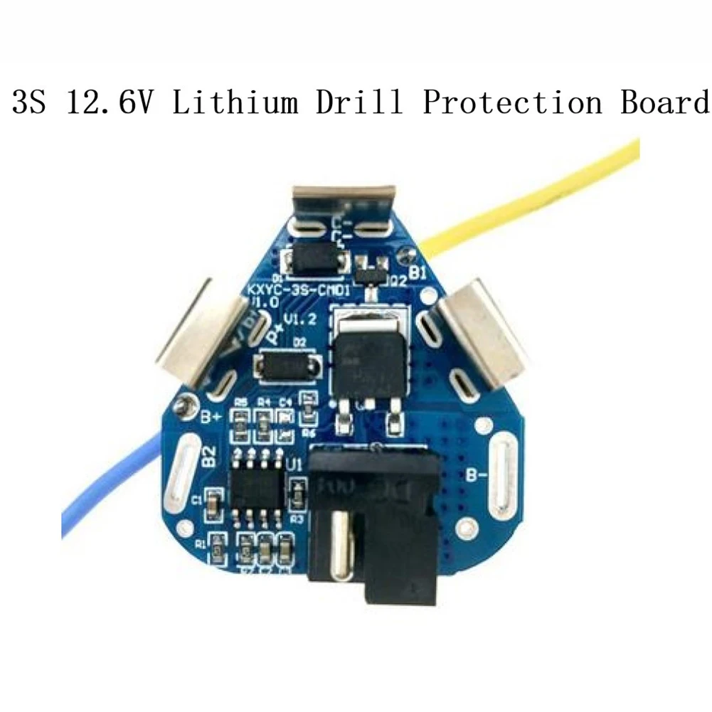

3S-CM01 12.6V 6A BMS Lithium Ion Lithium Battery Protection Board For Electric Drill Anti-overcharge Over-current Protection