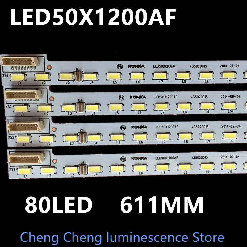 Для ЖК-подсветки Konka LED50X1200AF 35020015 35019590 37024855 1 шт. = 80 светодиодов 611 мм 100% Новинка