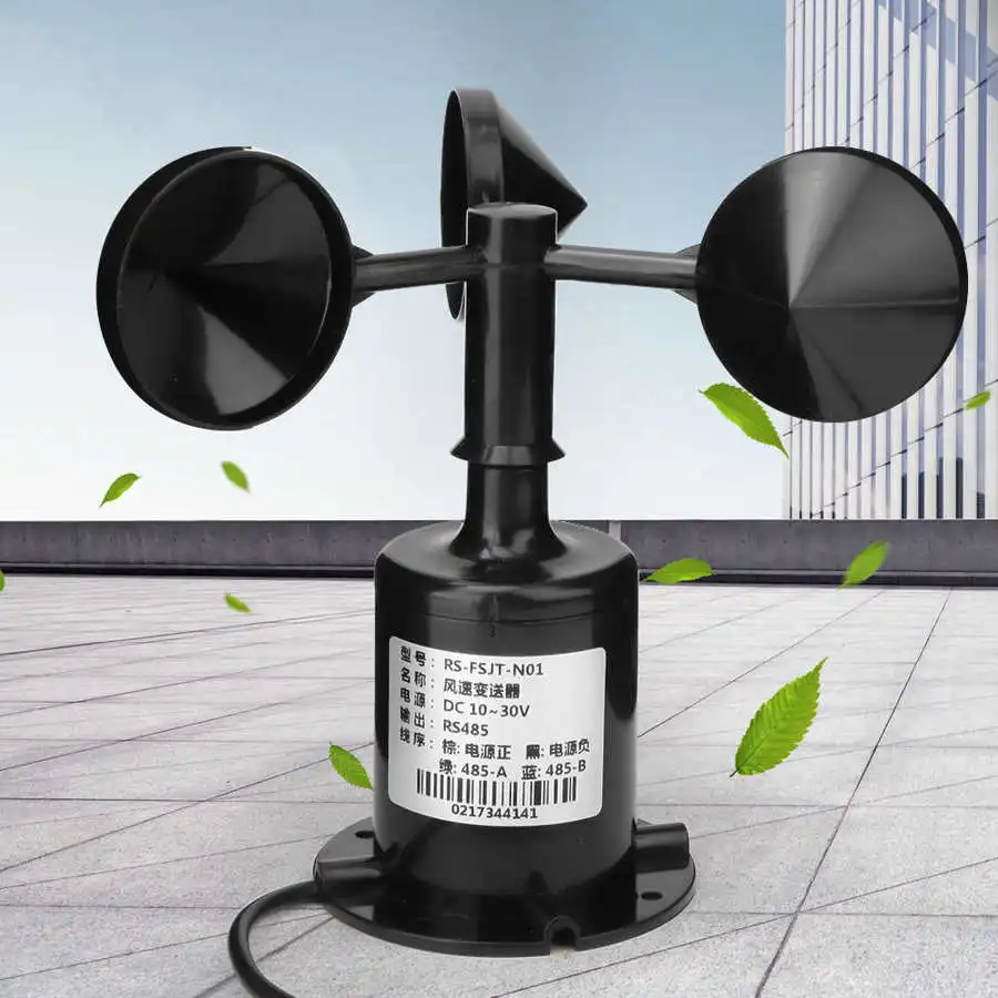 

High Accuracy Wind Direction Sensor Transmitter 485 Anemometer 10~30V DC
