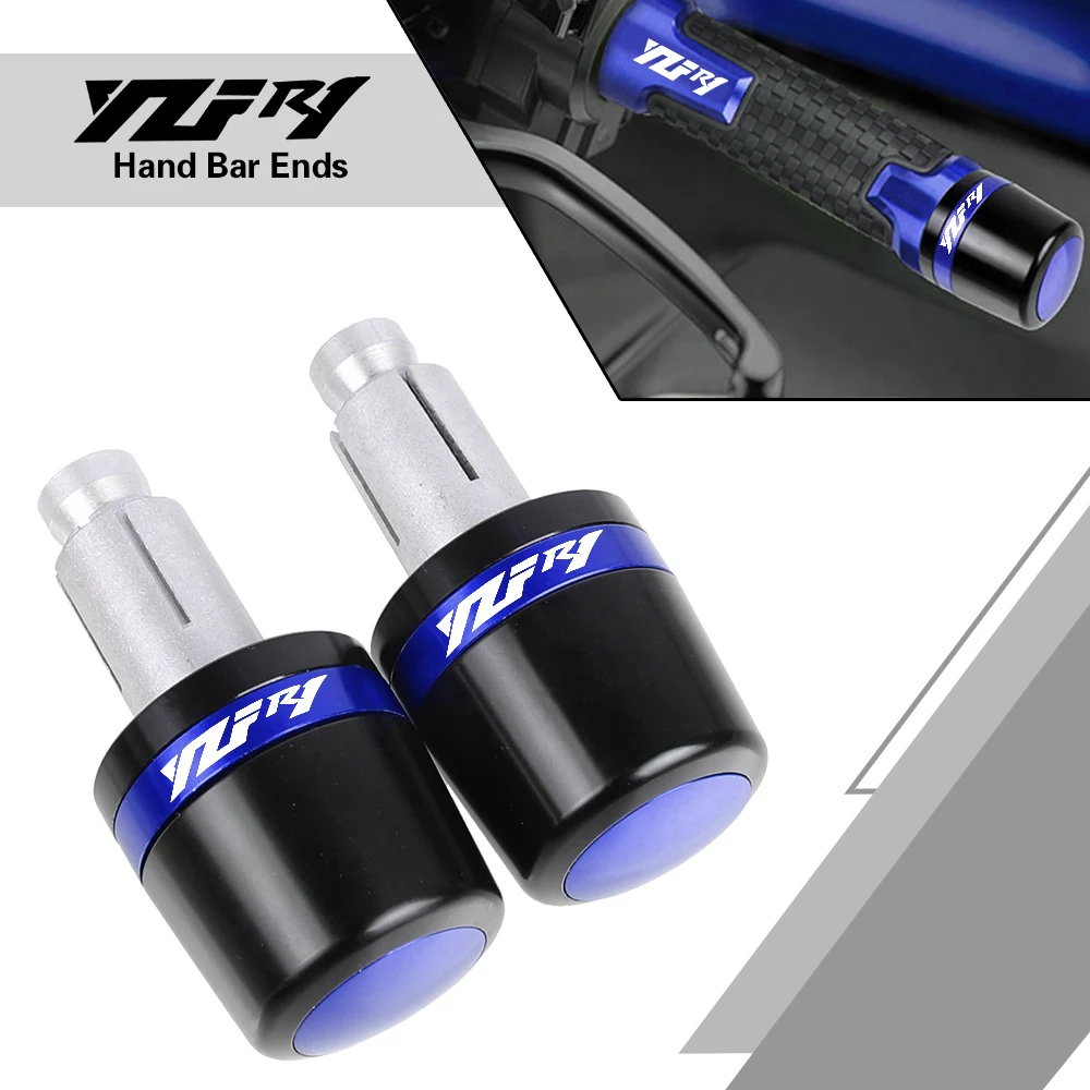 

Motorcycles Weight Accessories For YAMAHA YZFR1 YZFR 1 1999 2000 2001 2002 2003 Handlebar Grips Cap Anti Vibration Silder Plug