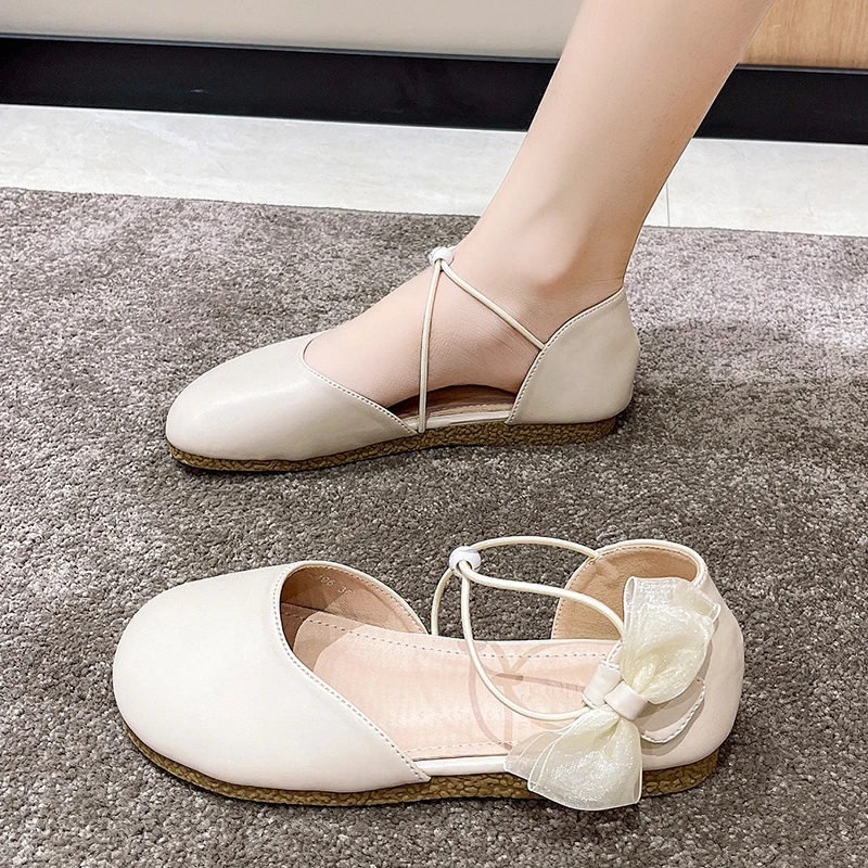 

Shallow Mouth Low Heels Shoes Woman 2022 Modis Female Footwear Elegant Casual Sneaker New Cute Dress Summer Mary Janes Solid Bas