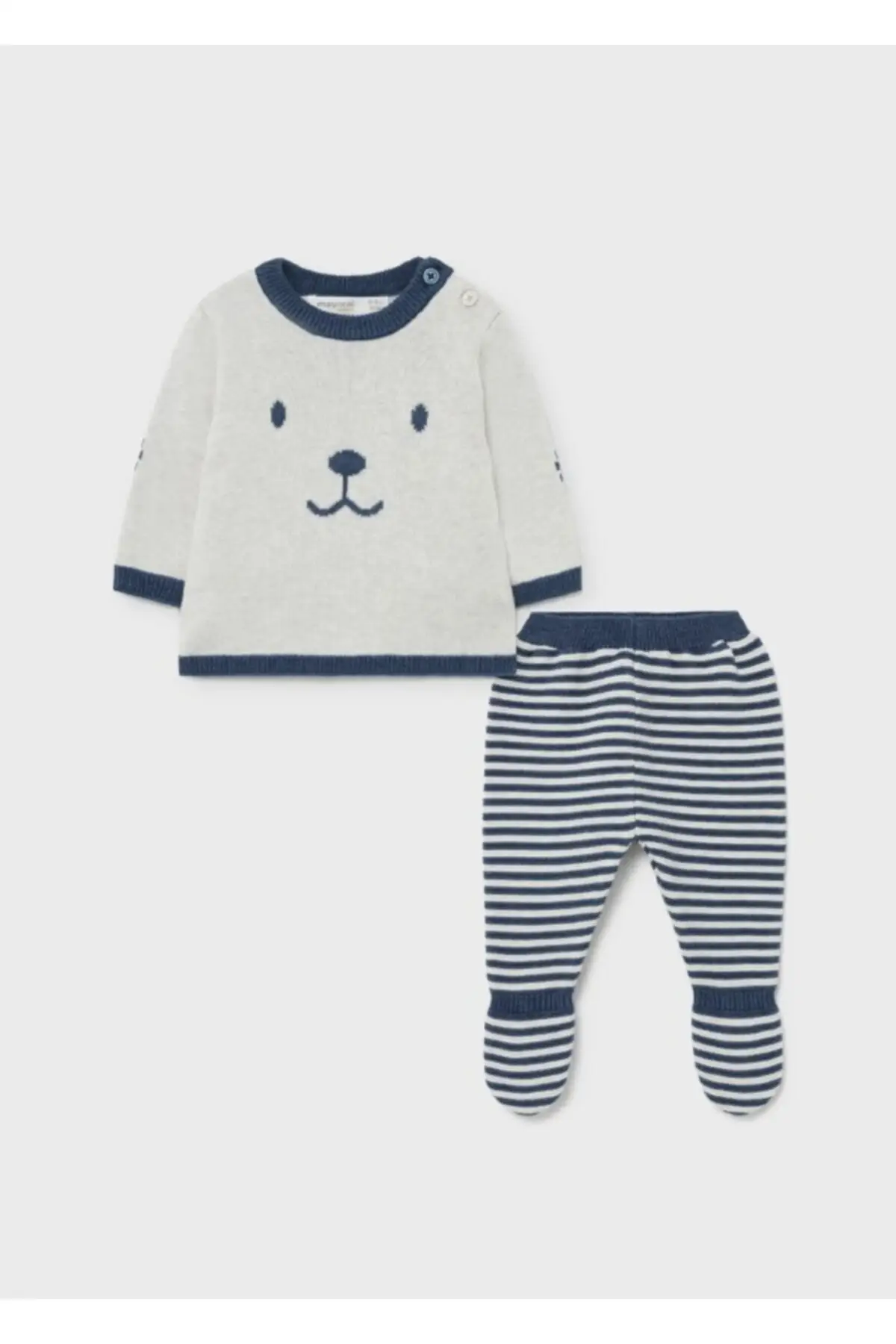 

Male Baby Knitwear 2'li Suit Clothes Sets