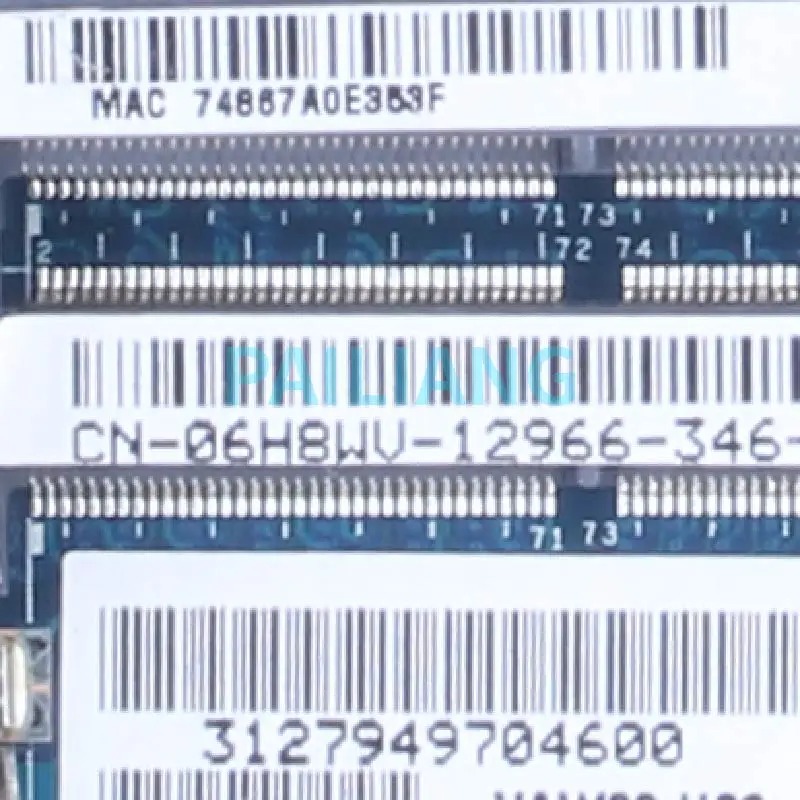 Материнская плата для ноутбука DELL Inspiron 3521 Celeron 1007U 06H8WV LA-9104P SR109 DDR3 |