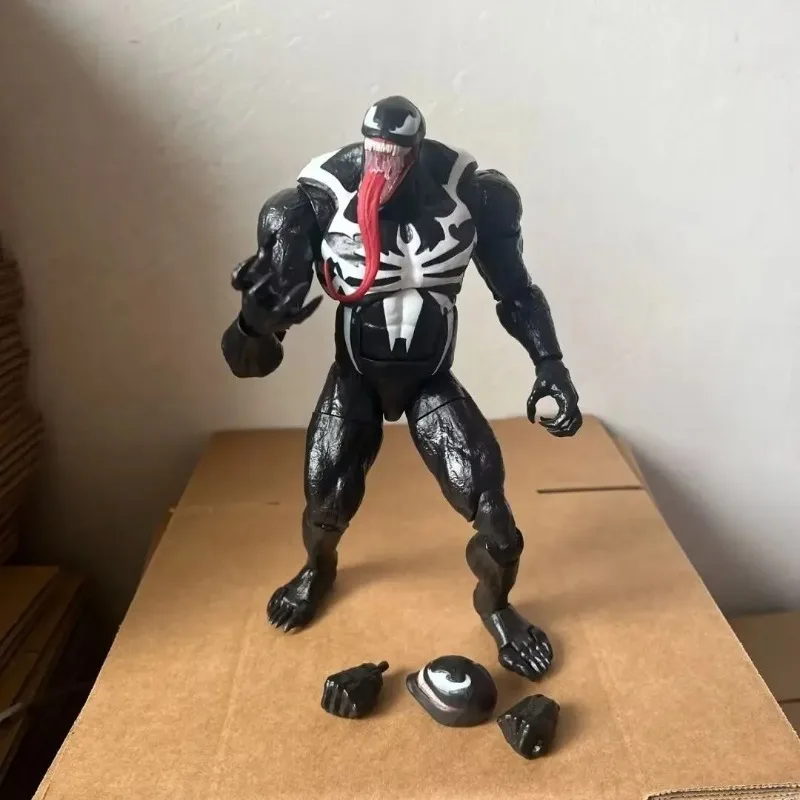 Фото В наличии: Фигурка Человека-паука Venom (версия KO Game), подвижная статуэтка, модель, подарки, игрушки. №2