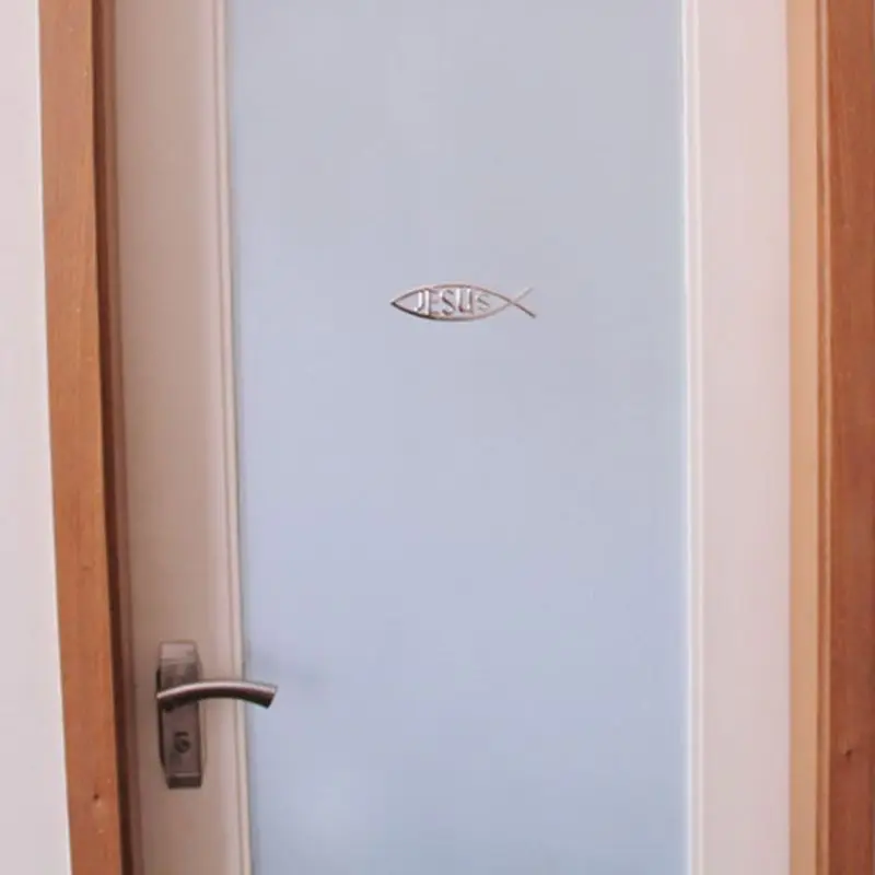 Универсальная наклейка для стайлинга автомобиля полый значок-эмблема с Иисусом