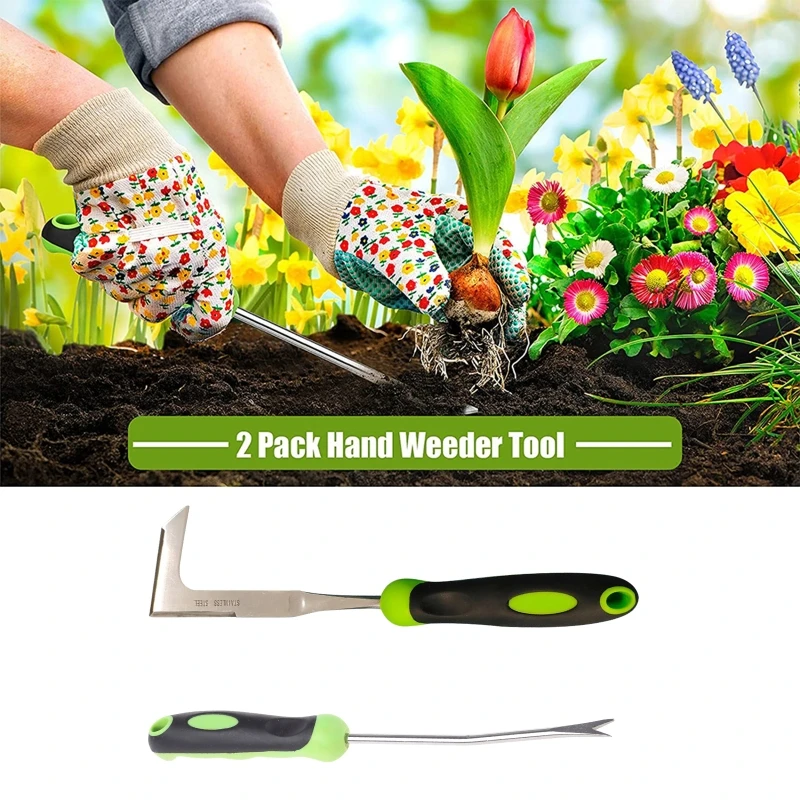 Ручной инструмент для прополки подходит садового газона