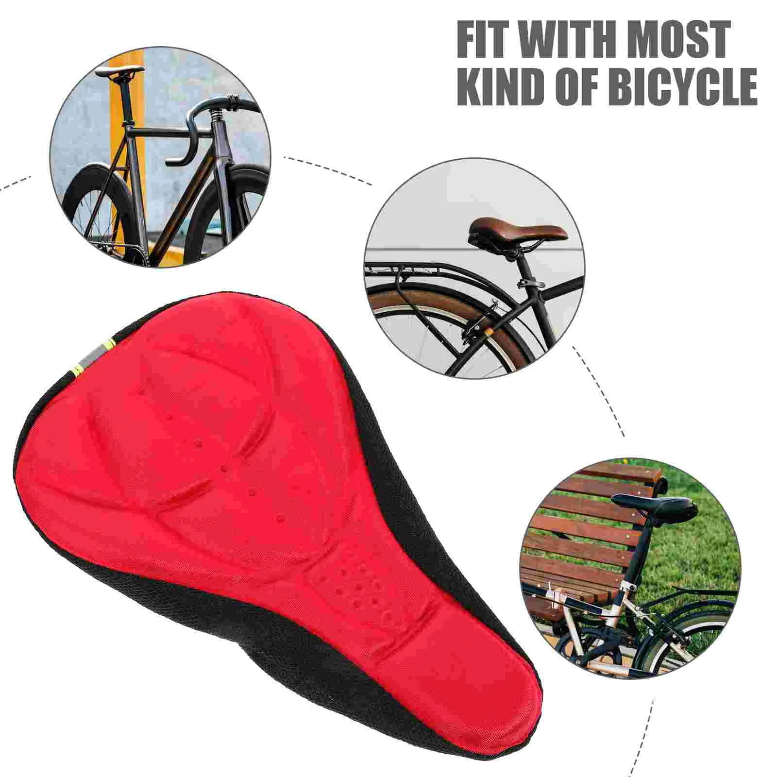 Сменное велосипедное седло чехол для велосипеда аксессуары сиденье красное