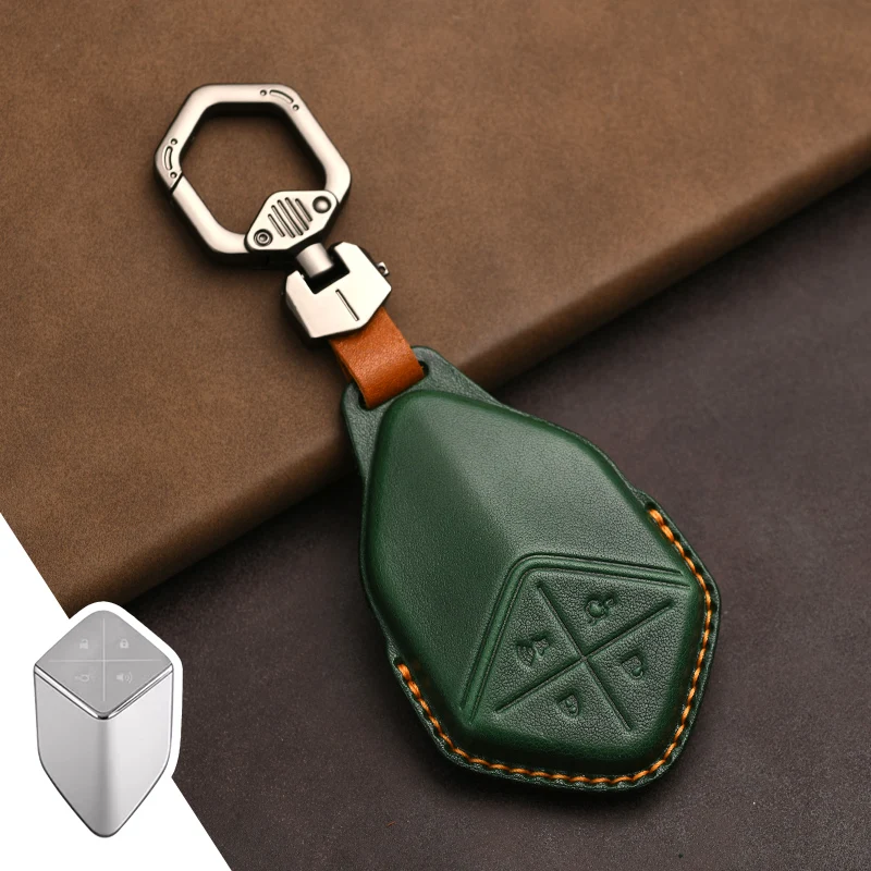 

Защитная пленка из натуральной кожи для Changan Deep Blue S7 Sl03, чехол для ключей, брелок