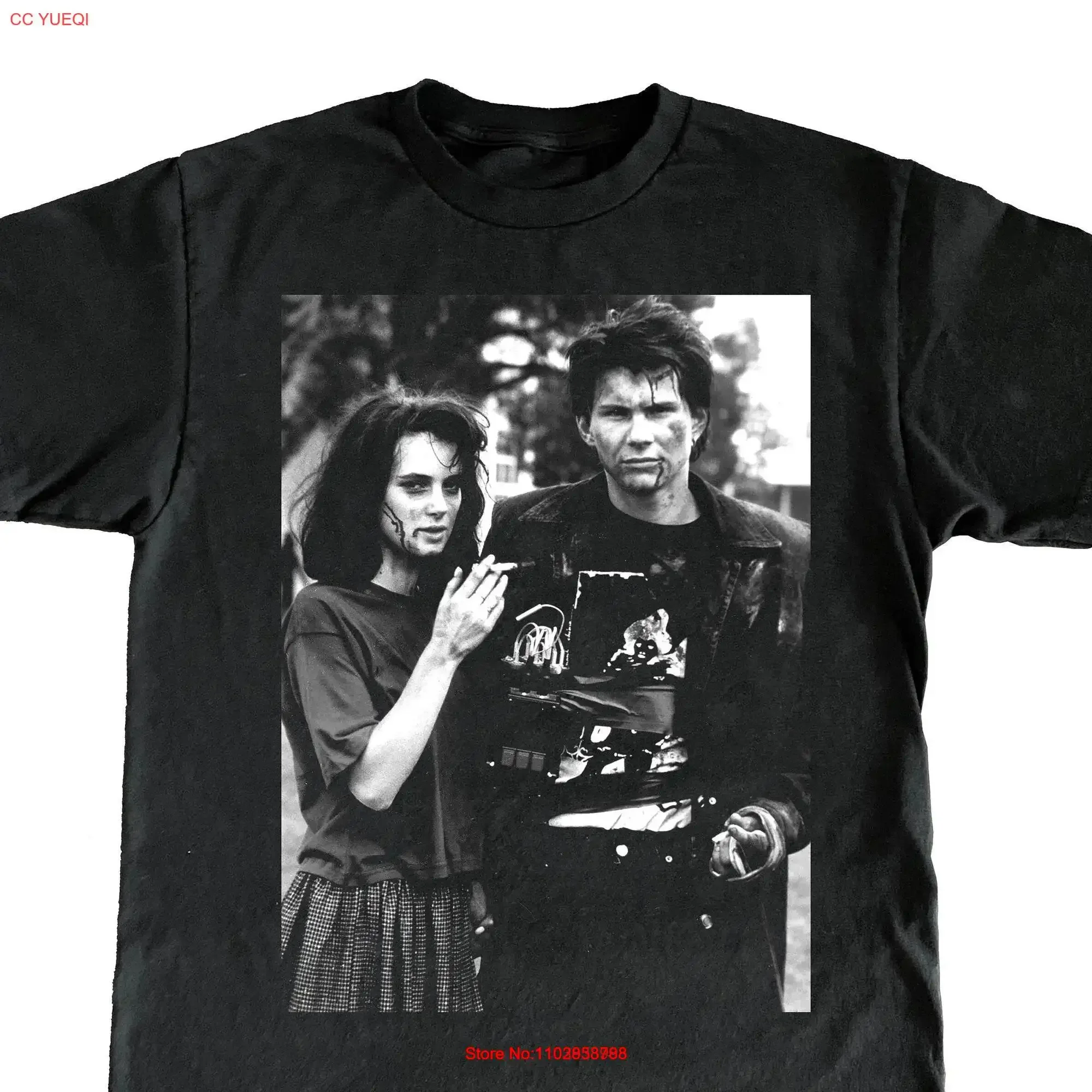 Черная футболка HEATHERS Winona Ryder Christian Slater с длинными или короткими рукавами