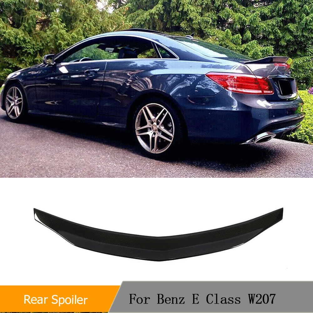

Автомобильный задний спойлер для Mercedes-Benz E Class W207 C207 E250 Coupe 2009-2016, спойлер для багажника из углеродного волокна
