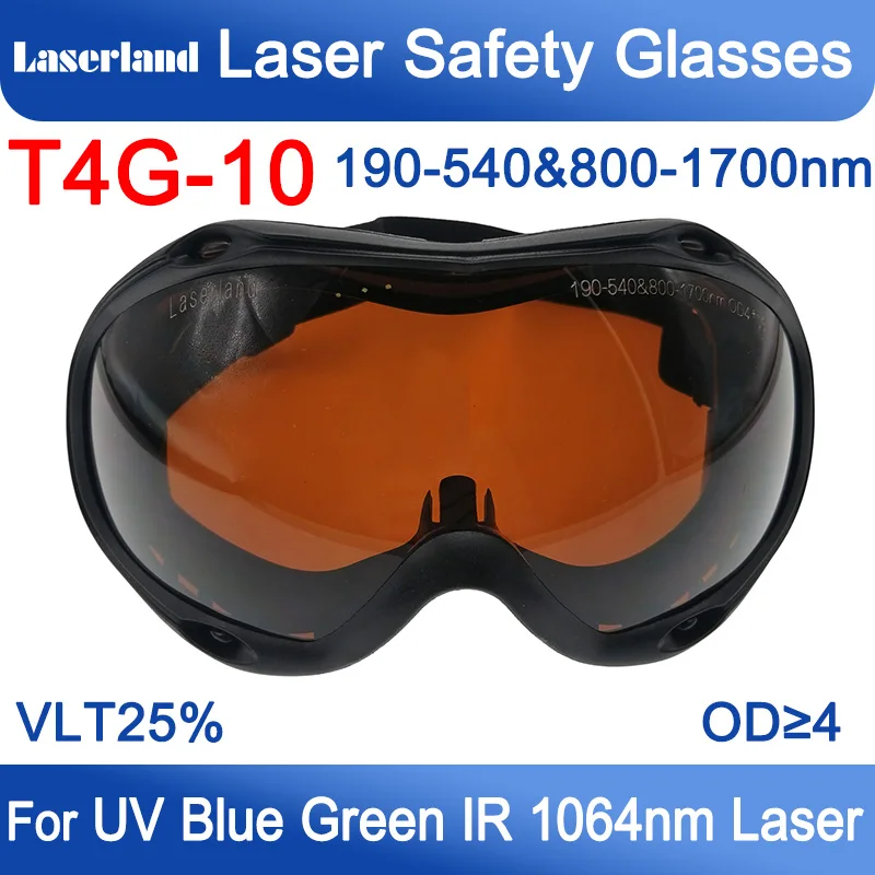 532nm 1064nm OD6+ Blue UV Green IR Laser Protection 190-550nm 800-1700nm Glasses Safety Q Beuauty Machine Use T4GS10
