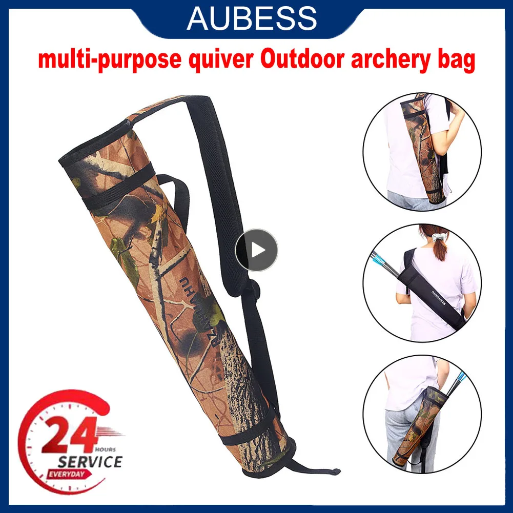 

Tingting Outdoor Archery Bag Fix The Bow And Arrow Bow Quiver Quiver Cylinder Large Capacity Hunting Accessories Tactical Quiver